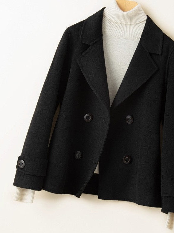Veste droite croisée, vue de face